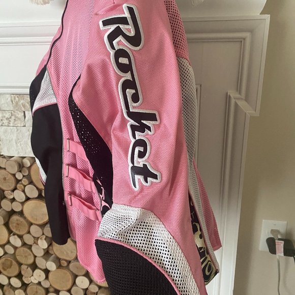 Women's Motorcycle Riding Matching Pink Set - Picture 10 of 13